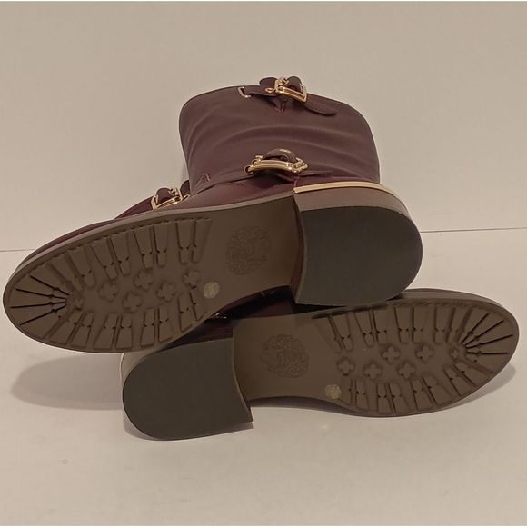 VINCE CAMUTO WOMENS WINDY LEATHER MOTO FASHION MID-CALF BOOTS SiZE 7M - Picture 5 of 5